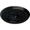 Ekena Millwork Foster Shell Ceiling Medallion (Fits Canopies up to 9 5/8"), Hand-Painted Jet Black, 15 3/4"OD x 2"P CM15FOBLF - alternate 3